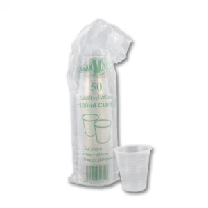 Plastic Cups 180ml x 80 pcs