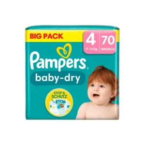 Pampers Baby Dry Size 4 (9-14kg) 70 pcs