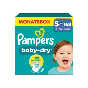 Pampers Baby Dry Size 5+ Junior Plus (12-17kg) 56 pcs