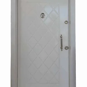 درب ضد سرقت سفید CNC