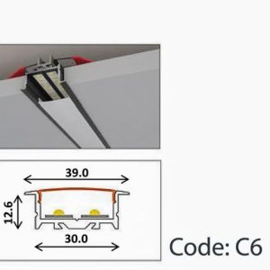 پروفیل لاین نوری کد c6